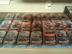 One Piece TCG Mini Tin Vol 2 English 2 Packs OP 13 + Promo Pack Lot Of 23 - Image 1