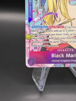 Black Maria Illustration Box Vol.2 OP08-074 One Piece Promotion Card Foil NM - Image 3