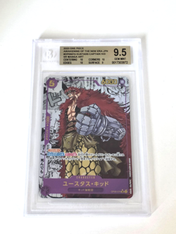 Eustass Kid One Piece TCG Comic BGS 9.5 Parallel Rare OP05-074 Manga Art - Image 1