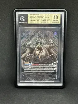 Marshall D. Teach Silver Pristine BGS 10 SP Alternative Art One Piece English - Image 1