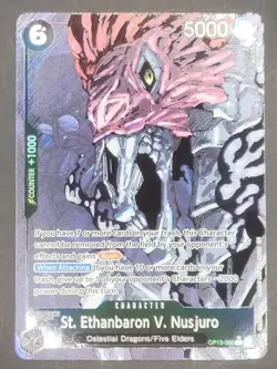 One Piece St. Ethanbaron V. Nusjuro Alt Art OP13-080 Carrying On His Will ENG - Image 1