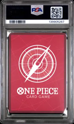 2025 ONE PIECE OP13-CARRYING ON HIS WILL ALTERNATE ART MONKEY D. LUFFY PSA 10 - Image 2