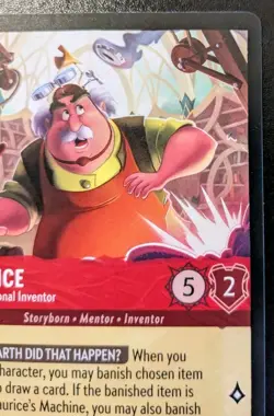 Maurice - Unconventional Inventor 138/204 Rare Archazia's Island Disney Lorcana - Image 3