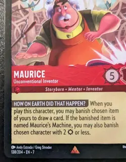 Maurice - Unconventional Inventor 138/204 Rare Archazia's Island Disney Lorcana - Image 4