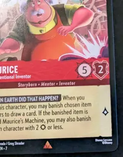 Maurice - Unconventional Inventor 138/204 Rare Archazia's Island Disney Lorcana - Image 5