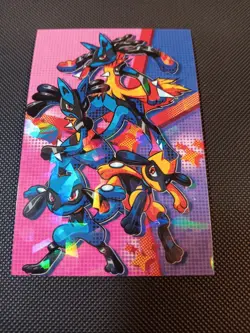 Pokemon Lucario Riolu Cracked Ice Holo Team Rocket Card Database Set Peru - Image 1