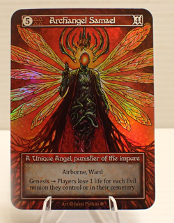 Archangel Samael - Foil - TCG Sorcery Gothic Card - Image 1