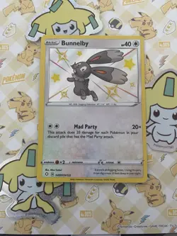 ✨ Bunnelby - SV097/SV122 - Shining Fates - Shiny Vault - Pokemon TCG Card - Image 1