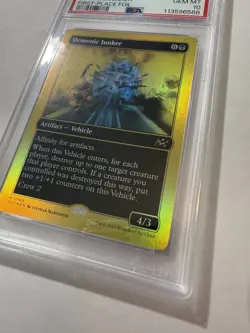 Demonic Junker (First-Place Foil) Aetherdrift Foil PSA 10 GEM MINT - Image 4