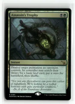 Assassin's Trophy 0187 Foil Murders at Karlov Manor MKM MTG Magic - Image 1