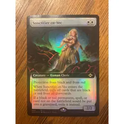 Sanctifier en-Vec (Extended Art) Modern Horizons 2 Foil Creature Rare MTG NM - Image 1