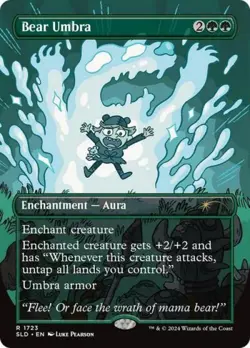 MTG English Bear Umbra NM Normal Secret Lair - Image 1