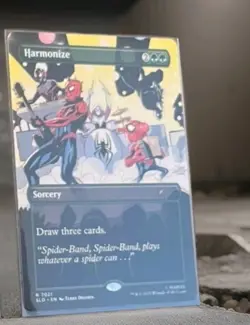 MTG Secret Lair Drop Harmonize Sorcery RARE SET LOT Sketch Spiderman - Image 4