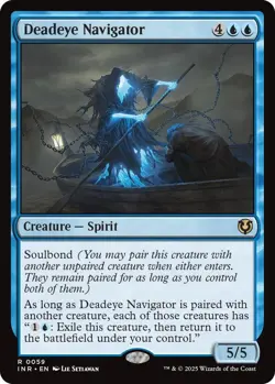Deadeye Navigator 059 MTG Innistrad Remastered Rare NP - Image 1