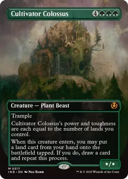 Cultivator Colossus Borderless 317 MTG Innistrad Remastered Mythic NP - Image 1