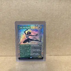 MTG Spider-Man Silk, Web Weaver Borderless Foil - Image 1