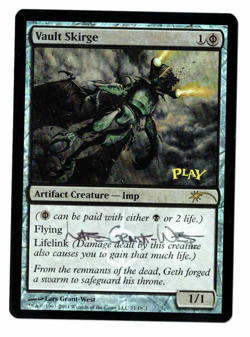 Vault Skirge WPN & Gateway Promos Foil signed by artist Lars Grant-West! - Image 1