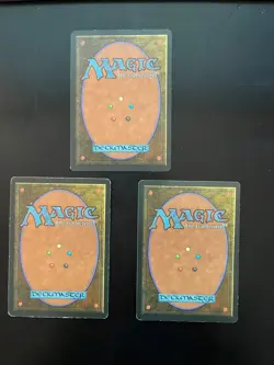 3x Karplusan Forest Ice Age MTG - see picts for condition - Image 2