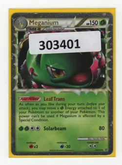 MEGANIUM PRIME HGSS08 Ultra Rare Holo HGSS Pokemon Promo Card (303401) - Image 1