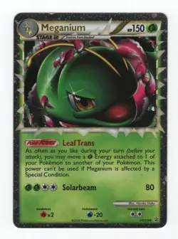 MEGANIUM PRIME HGSS08 Ultra Rare Holo HGSS Pokemon Promo Card (303401) - Image 2