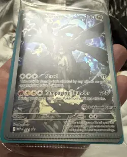 N's Zekrom #31 Promo Ascended Hero's ETB Pokemon Center **Error Crimped** Sealed - Image 2