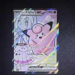 Pokemon Lillie's Clefairy ex 173/159 Sv09: Journey Together Holo - Image 1