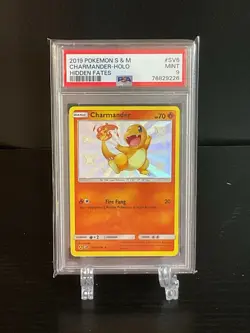 Pokemon Charmander SV6/SV94 Hidden Fates: Shiny Vault Holo PSA 9 - Image 1