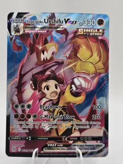 Pokemon TCG Urshifu VMAX Single Strike TG19/TG30 - Image 1