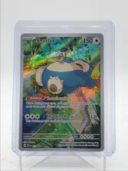 SNORLAX 2023 POKEMON SCARLET VIOLET BLACK STAR PROMO #051 Q5542 - Image 1