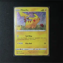 Pokemon Pikachu Holo Promo Black & White BW54 Basic 60HP Lightning Card - Image 1