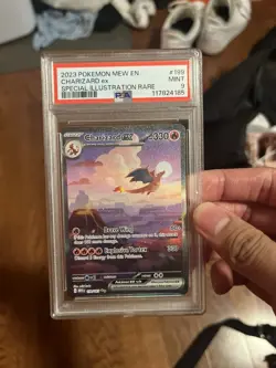 2023 Pokemon Scarlet and Violet 151 Charizard Ex PSA 9 - Image 1