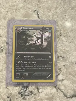 Pokemon TCG Umbreon XY96 Black Star Promo Holo Card Near Mint Condition - Image 1