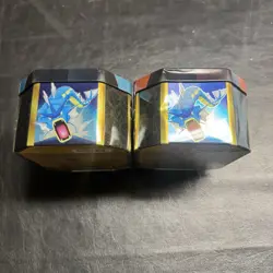 Pokemon Hidden Fates Tins Charizard Gyarados Boxes Two Sealed Tins - Image 4