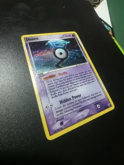 Pokemon Unown G/28 Holo Rare Card EX Unseen Forces - Image 1