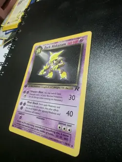 Pokemon TCG Dark Alakazam Card 18/82 Non-Holo, Vintage, LP Condition - Image 2