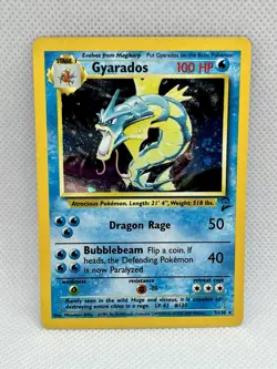 MP Gyarados Base Set 2 Holo Rare Pokemon Card TCG 7/130 - Image 1