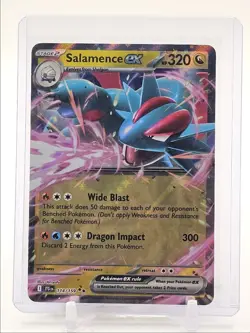 SALAMENCE EX 2025 POKEMON JOURNEY TOGETHER DOUBLE RARE 114/159 Q3420 - Image 1