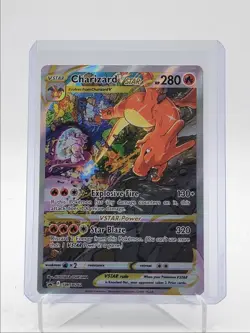 CHARIZARD VSTAR 2022 POKEMON SWSH BLACK STAR PROMO B #SWSH262 Q5542 - Image 1