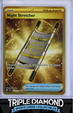 2024 Pokemon Surging Sparks #251/191 Night Stretcher Gold Hyper Rare K448 - Image 1
