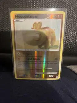 Hippopotas 51/130 Pokemon Diamond and Pearl Reverse Holo Excellent Condition - Image 2