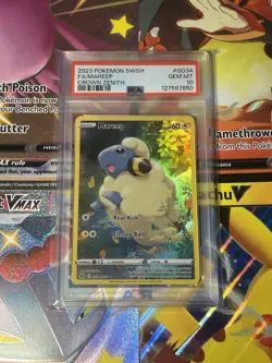 2023 Pokemon SWSH Crown Zenith Mareep Full Art #GG34 PSA 10 Gem Mint - Image 1