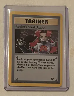 Pokemon TCG Trainer Rocket’s Sneak Attack #16/82 Holo Vintage 1999-2000 - Image 1