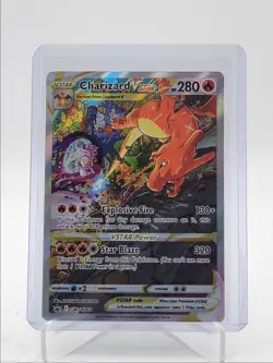 CHARIZARD VSTAR 2022 POKEMON SWSH BLACK STAR PROMO A #SWSH262 Q5542 - Image 1