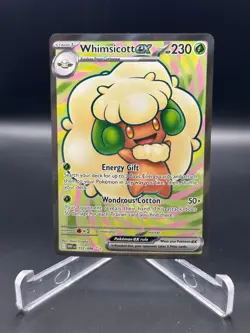 2025 Pokemon TCG Scarlet & Violet White Flare 157/086 Whimsicott ex Ultra Rare - Image 1