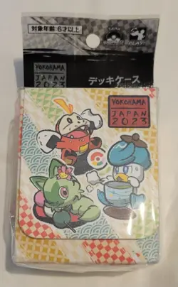 2023 Pokemon World Championships Paldea Deck Box Yokohama Japan Worlds Deckbox - Image 1