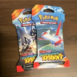 Pokemon Scarlet & Violet Surging Sparks Booster Pack English TCG (2 pack) - Image 1