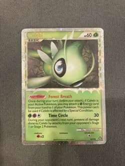 Pokemon TCG Celebi Prime HS-Triumphant 92/102 Holo Holo Rare Prime - Image 1