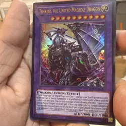Yugioh Timaeus the United Magical Dragon MZMU-EN012 Ultra Rare 1st Edition - Image 1