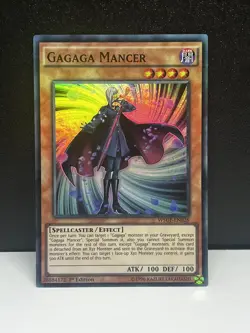 Yugioh Gagaga Mancer WSUP-EN028 Super Rare 1st Edition NM - Image 1