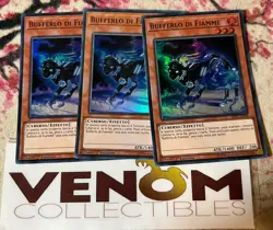3x (M/NM) *ITALIAN* Flame Bufferlo - SDPL-EN004 - Super Rare 1st Edition YuGiOh - Image 1